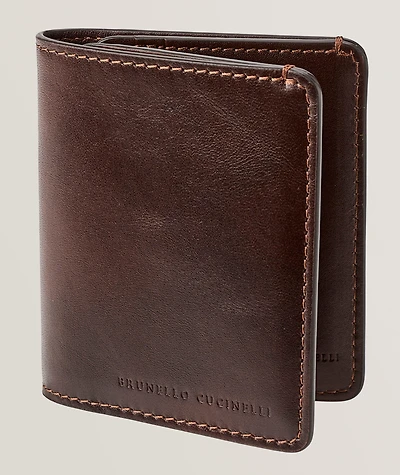 Leather Folding Cardholder