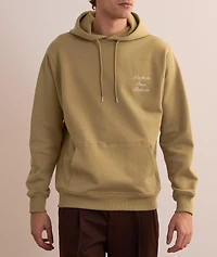Le Slogan Calligraphie Cotton Hooded Sweater