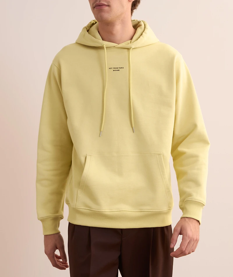 Le Slogan Classique Cotton Hooded Sweaters