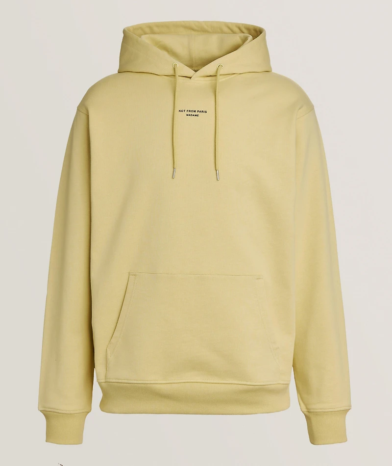 Le Slogan Classique Cotton Hooded Sweaters