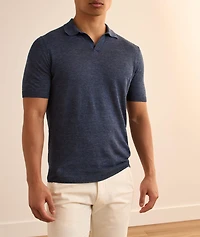 Linen Knit Polo