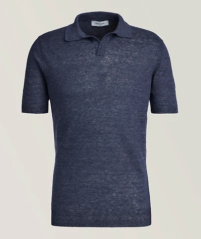 Linen Knit Polo