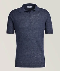 Linen Knit Polo