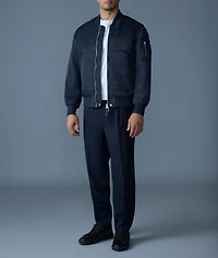 Emilio Satin Bomber Jacket