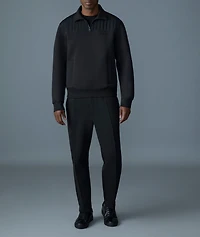 Corey Hybrid Down Quarter-Zip Sweater