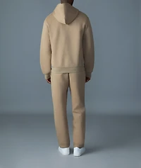 Krystos Double Face Zip-Up Hooded Sweater