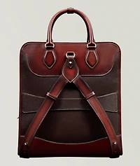 Premier Jour Scritto Leather Backpack