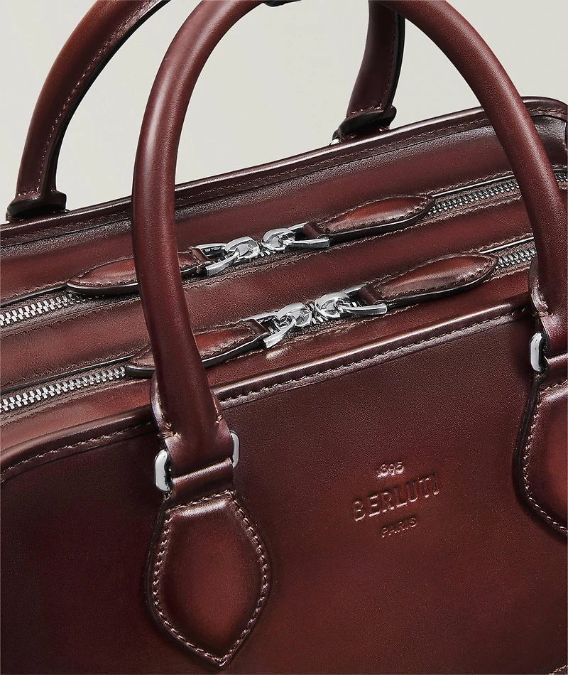 Premier Jour Scritto Leather Backpack