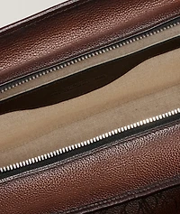Morning Scritto Leather Toiletry Bag