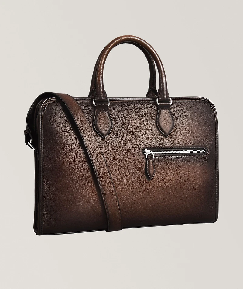 Un Jour Mini Leather Briefcase