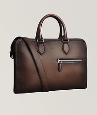 Un Jour Mini Leather Briefcase