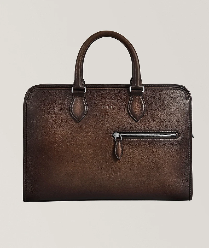 Un Jour Mini Leather Briefcase