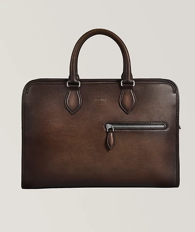 Un Jour Mini Leather Briefcase