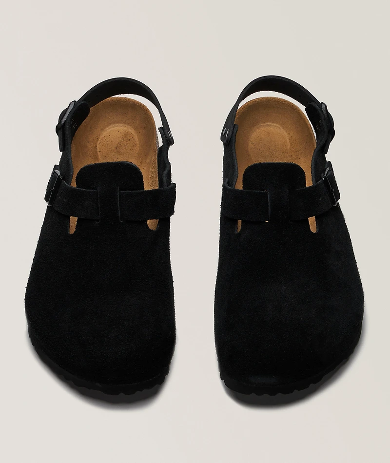 Tokio Suede Leather Mules