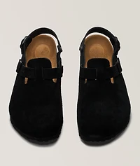 Tokio Suede Leather Mules