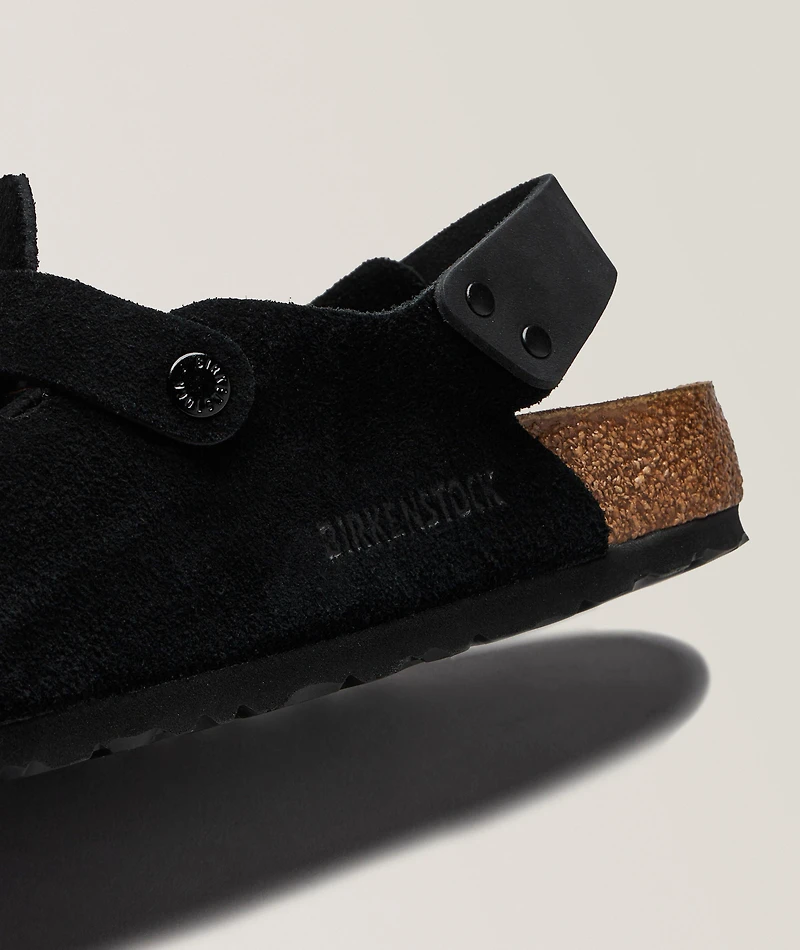Tokio Suede Leather Mules