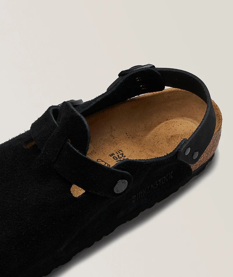 Tokio Suede Leather Mules