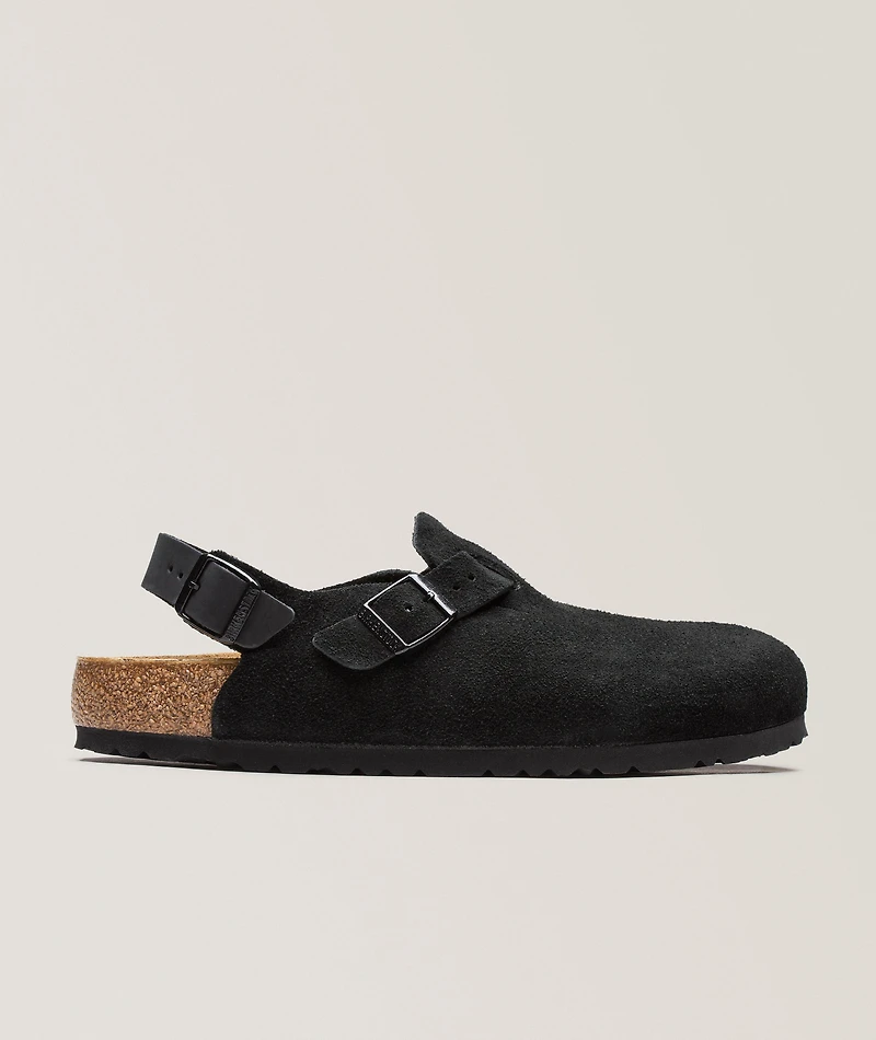 Tokio Suede Leather Mules