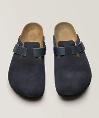 Boston Mixed Leather Mules