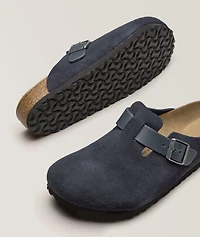 Boston Mixed Leather Mules