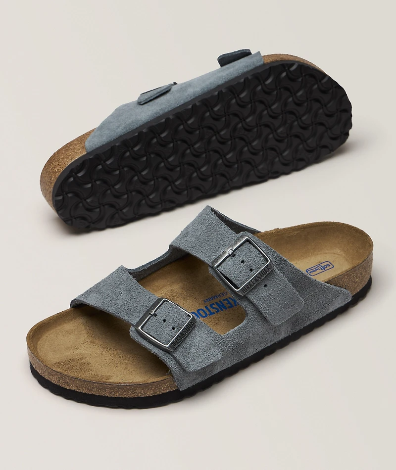 Arizona Soft Footbed Suede Leather Sandals