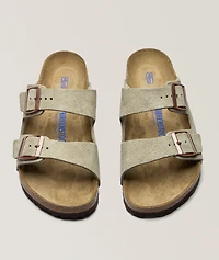 Arizona Soft Footbed Suede Leather Sandals
