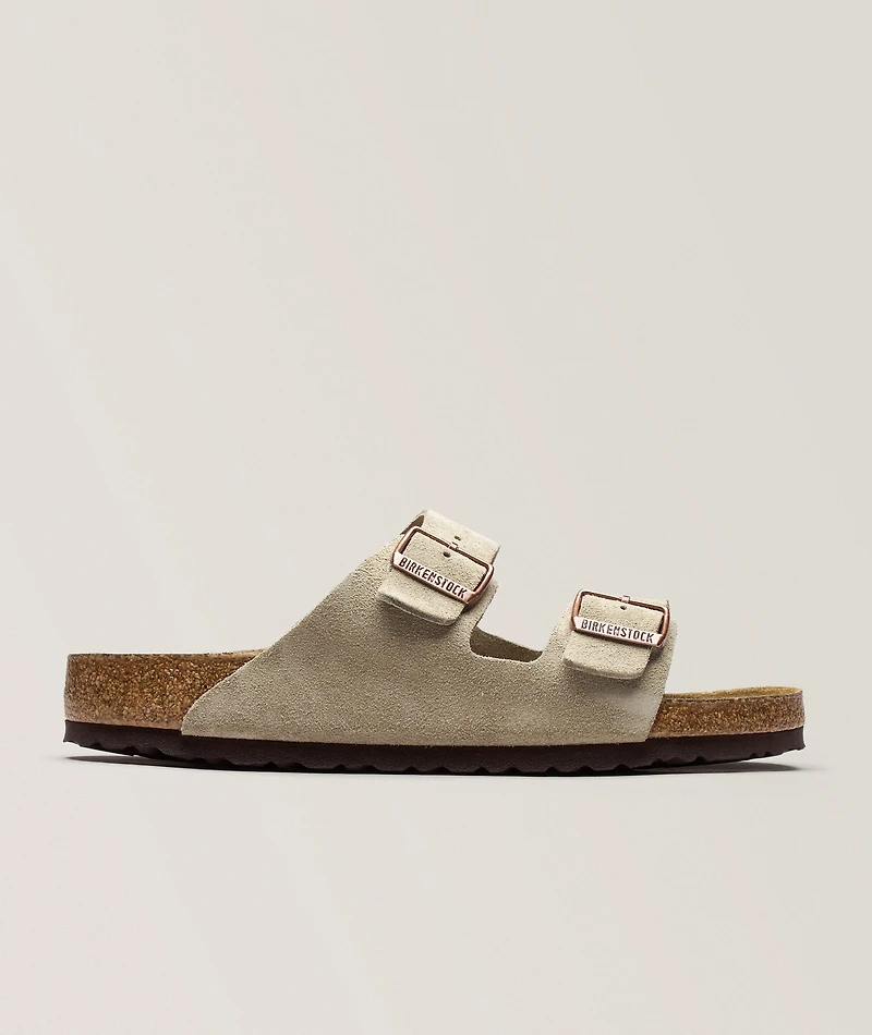 Arizona Soft Footbed Suede Leather Sandals