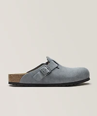 Boston Soft Footbed Suede Leather Mules