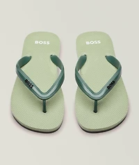 Branded Strap Flip Flop Sandals