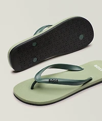 Branded Strap Flip Flop Sandals