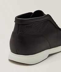 Sienne Grained Leather Desert Boots