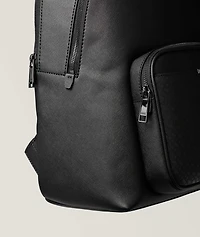 Zair Saffiano Monogram Backpack
