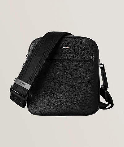 Ray Faux Grain Leather Crossbody Bag