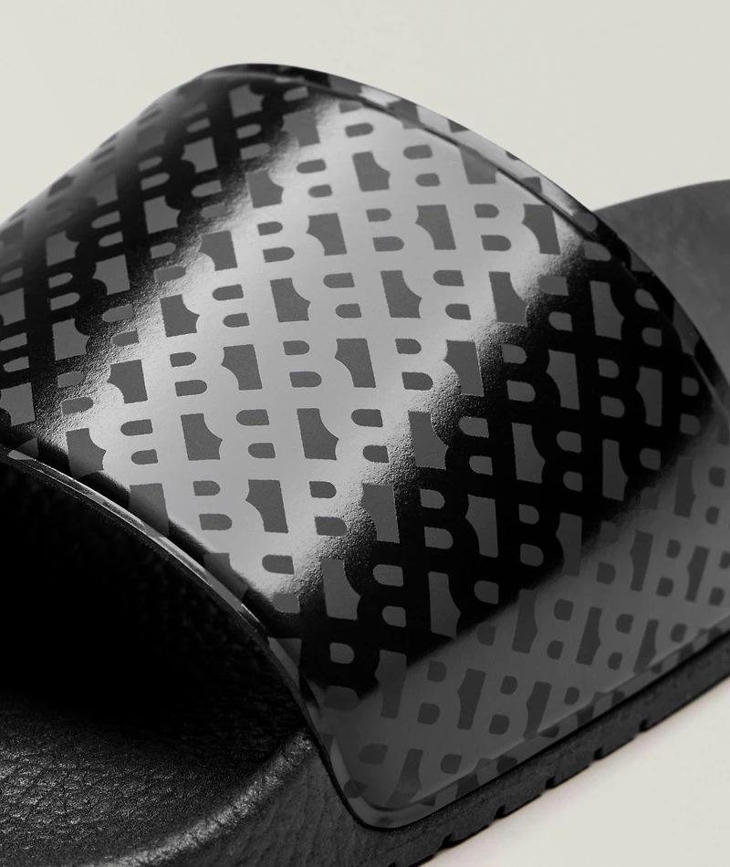 Aryeh Monogram Slide Sandals