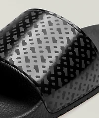 Aryeh Monogram Slide Sandals