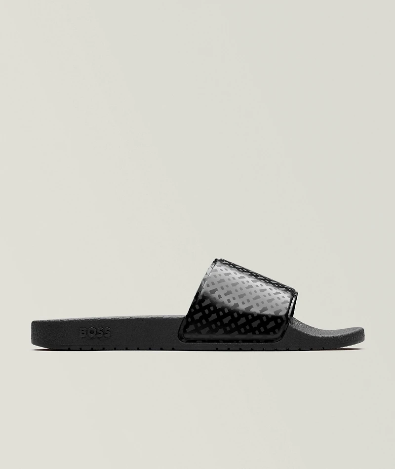 Aryeh Monogram Slide Sandals