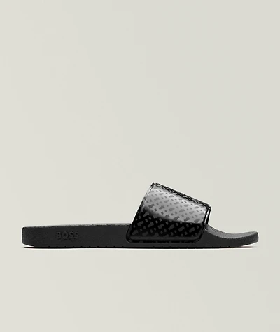 Aryeh Monogram Slide Sandals