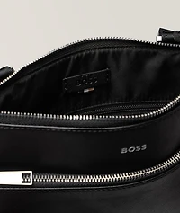 Zair Saffiano Leather Envelope Bag
