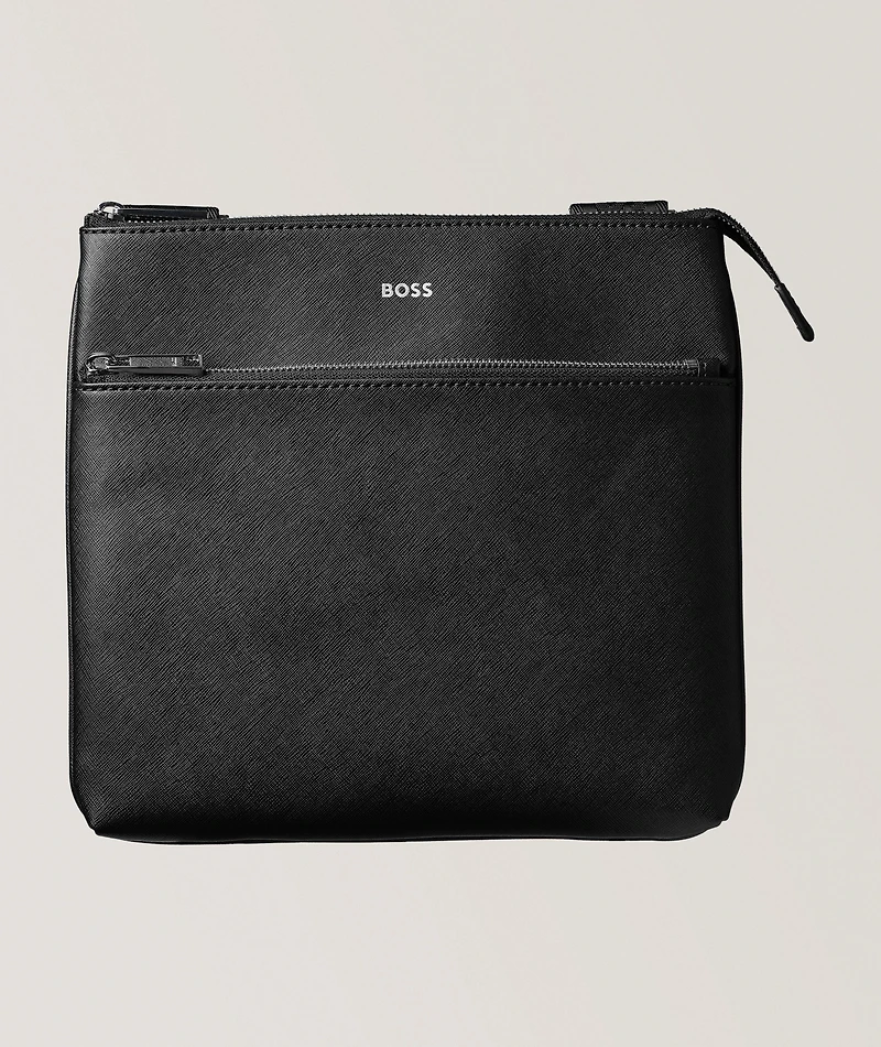 Zair Saffiano Leather Envelope Bag