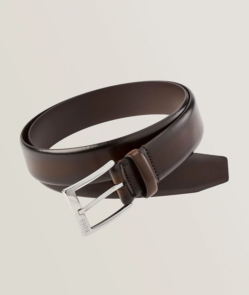 Elloy Polished Leather Belt