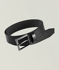 Barn Monogram Leather Belt