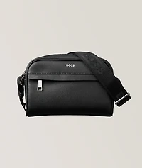Zair Saffiano Leather Crossbody Bag