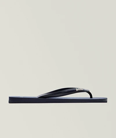 Logo Branded Flip Flop Sandals