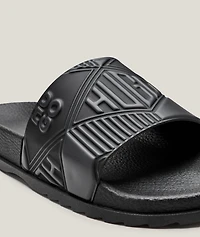Mixed Logos Slide Sandals