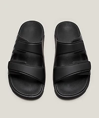 Logo Double-Strap Slide Sandals