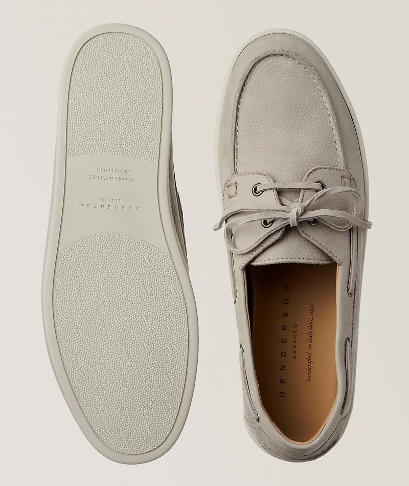 Yacht Nubuck Leather Loafers