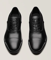 Boston Leather Cap-Toe Oxfords