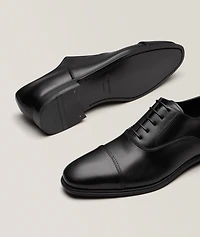 Boston Leather Cap-Toe Oxfords