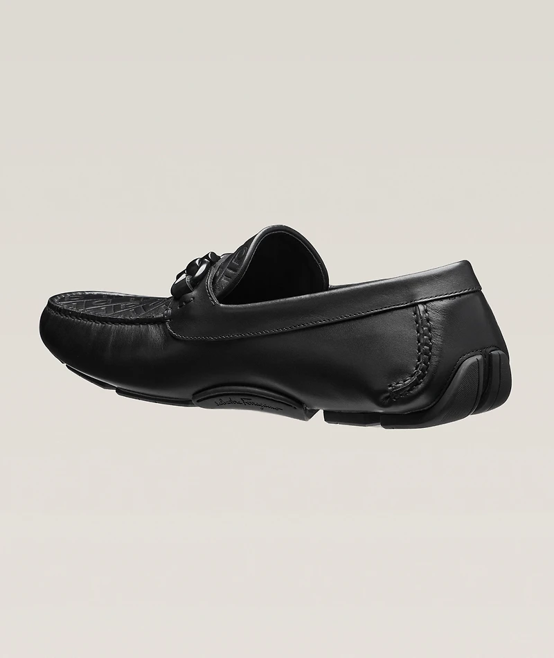 Parigi Monogram Leather Drivers