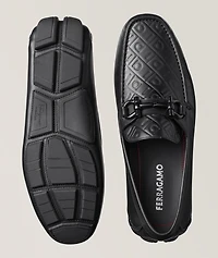 Parigi Monogram Leather Drivers
